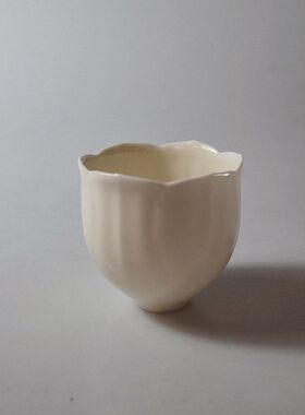 杯二一七 南岛 白瓷 铃兰品茗杯 酒杯 手工