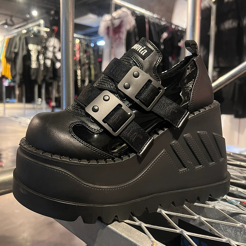 增高超厚底鞋lolita亚文化松糕鞋