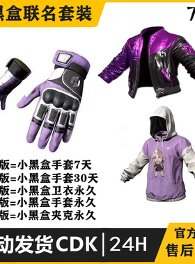 小黑盒子手套pubg卫衣联名套装吃鸡皮肤CDK绝地求生自动发货