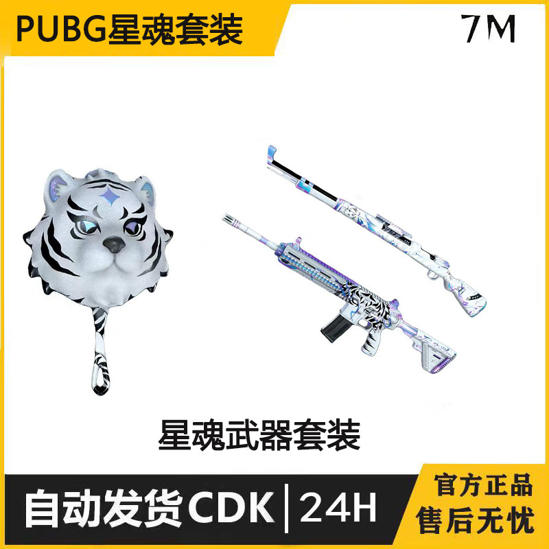 PUBG绝地求生星魂的武器套装CDK星魂联名白虎锅武器皮肤CDK兑换图片