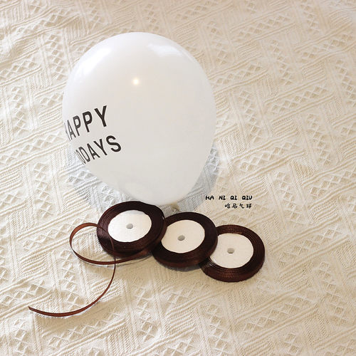 气球装饰绸带不仅仅是点缀