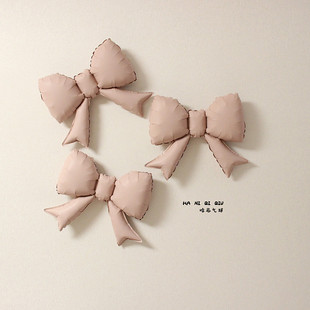 ins风韩系女宝宝满月百天周岁生日100天蝴蝶结气球装饰拍照道具