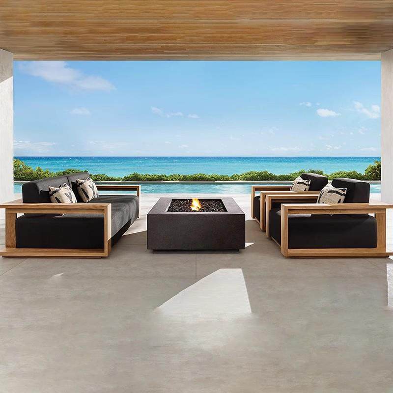 北欧户外防腐防晒沙露天4阳台高家端实木闲庭院休美式花发园组合,住宅家具,户外沙发,淘宝优惠券,粉丝福利购,淘宝优惠卷