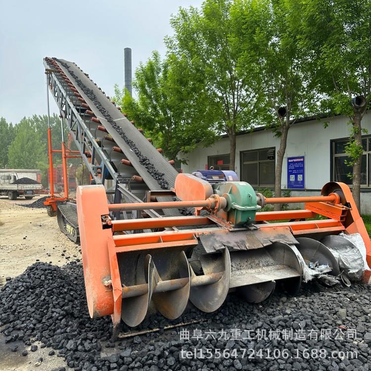 50方时产装JB1200车扒机 粮食堆高输送机 行走式料上料0机LKL