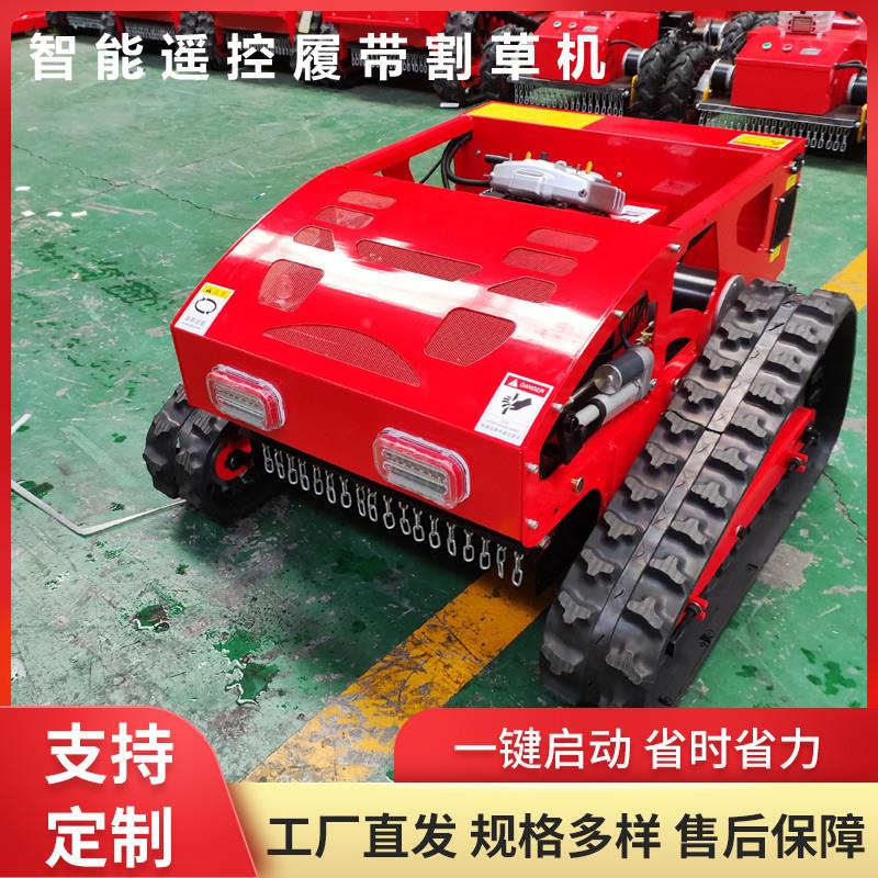 工厂直发果园遥控割草机 HT750四冲程履带除草机 堤坝园林剪草机