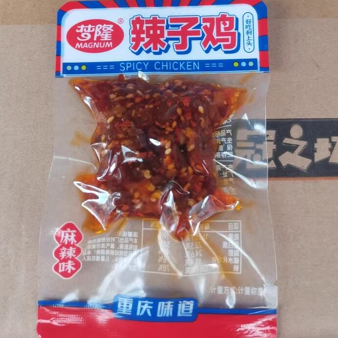 梦隆辣子鸡麻辣烧烤味1000g休闲零食