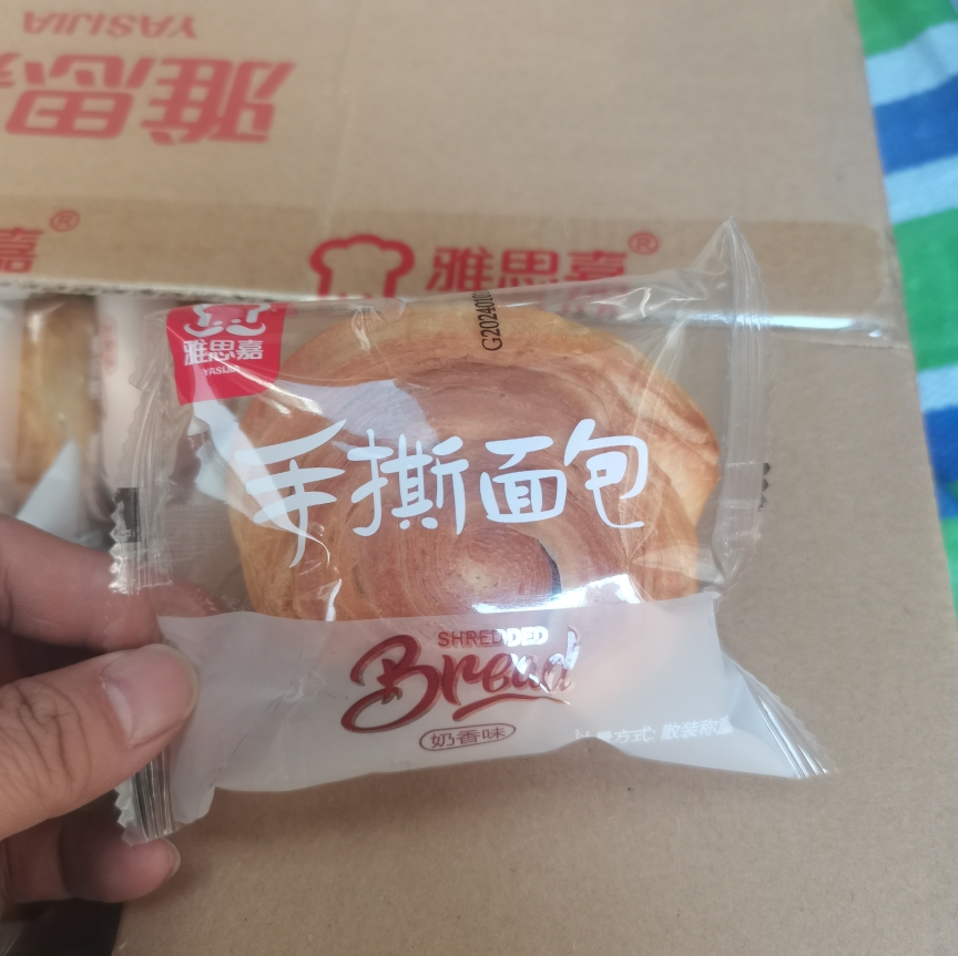 雅思嘉手撕面包整箱五斤休闲零食