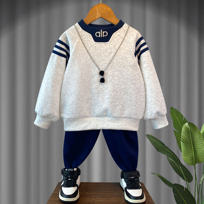 男童卫衣套装秋装2025新款