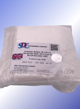 SDC100%涤纶陪洗布 ISO2001加重伴洗布 BSENISO6330缩水率陪洗布