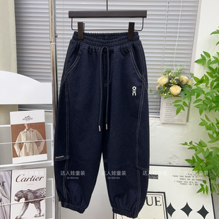 中童童裤 春季 秋季 男长裤 时尚 牛仔裤 不加绒 加绒 中腰夏季