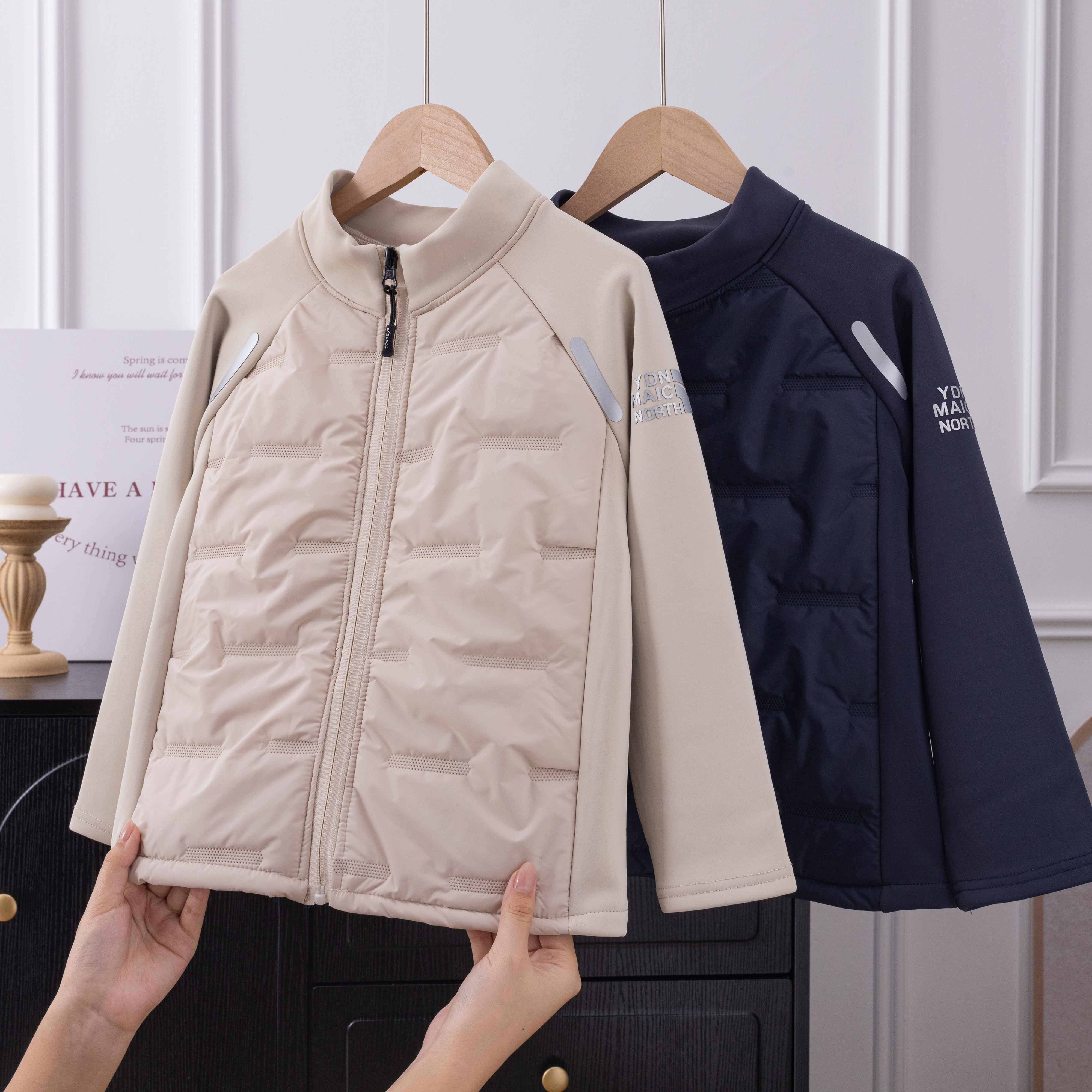 儿童2025新款时尚棉服童装秋冬季运动防风拉链户外休闲外套,童装/婴儿装/亲子装,棉袄/棉服,淘宝优惠券,粉丝福利购,淘宝优惠卷