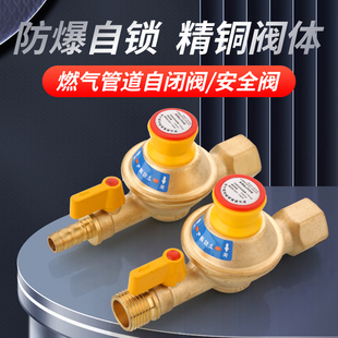 家用黄铜防爆液化气减压阀煤气瓶低压燃气定压阀液化气自锁自闭阀