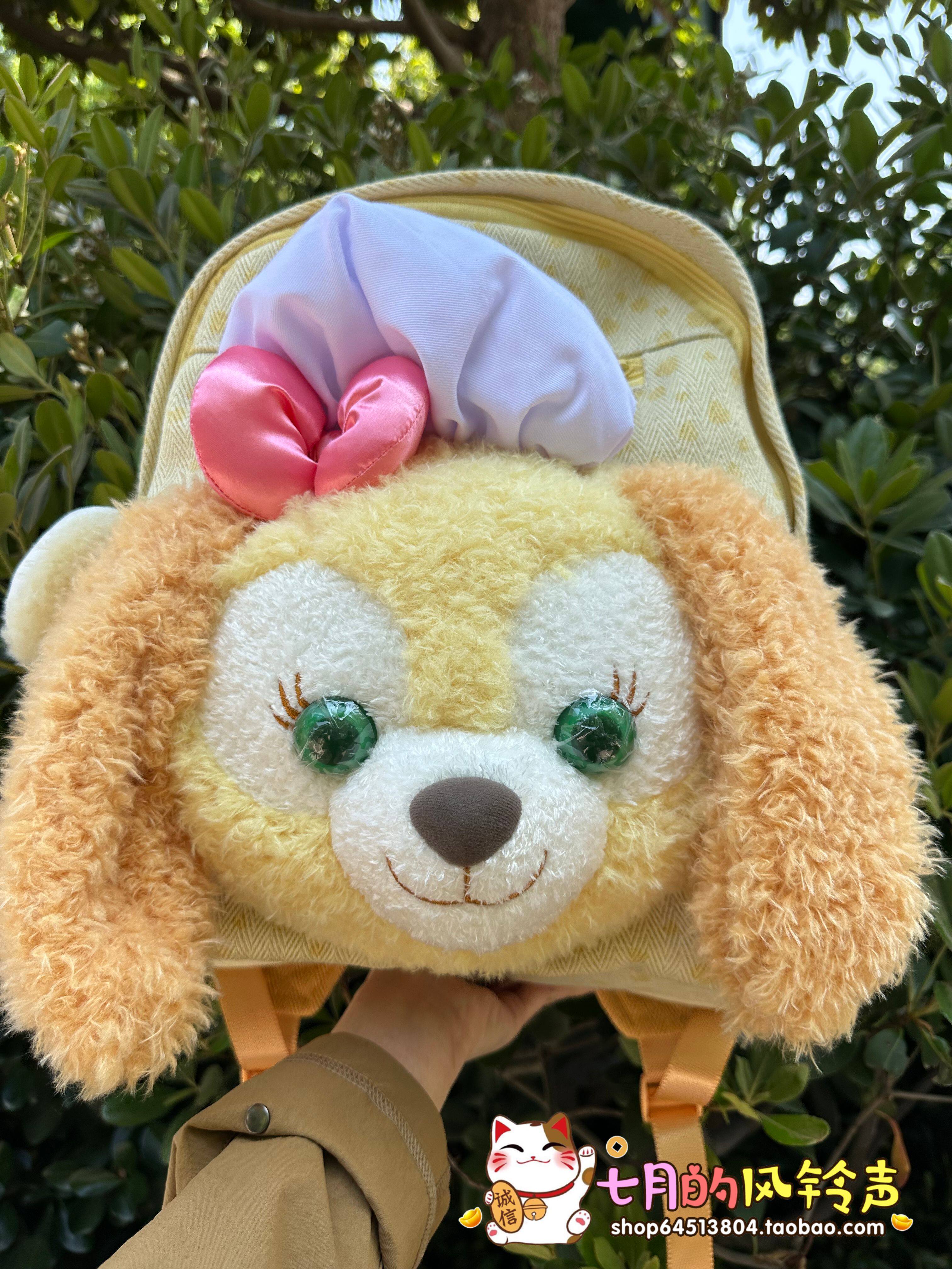 现货上海迪士尼国内代购2025可琦安雪莉玫大脸包大容量双肩包背包