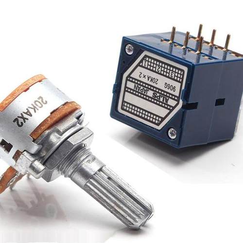 日本原装进口ALPS16型A20K电位器27型双联6脚音响功放音量配件