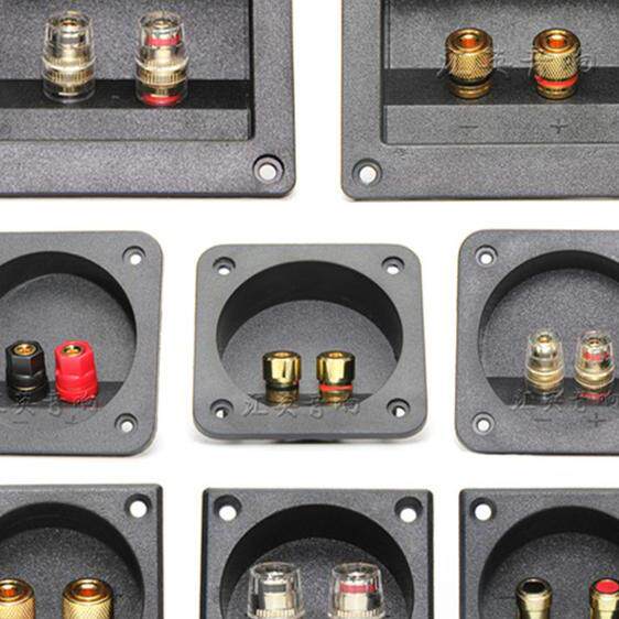 纯铜接线柱高档加厚接线盒diy二位2位喇叭发烧香蕉座音箱插座端子