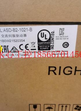 议价ASD-B2-1021-B   1KW 全新原装伺服驱动器现货￥