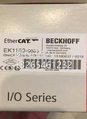 BECKHOFF倍福EL1008模块EL67EK110051ELL6731EL90410E1K10E2008询