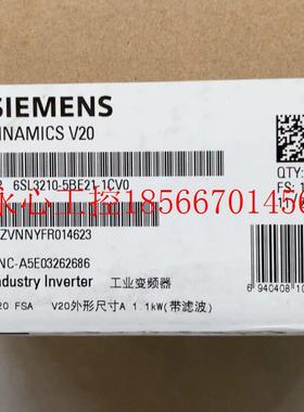 议价全新原装正品1.1kw,6SL3210-5BE21-1CV0输入AC380-480V现￥