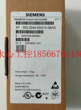 议价全新变频器G120 CU240E 6SL3244-0BA10-0BA0 接口板 通￥