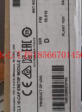 议价1756-EN2T,1756EN2T,Allan Bradley全新未开封实物图片￥