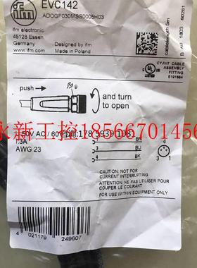议价全新原装正品IFM德国易福门传感器 EVC151 EVC142 正品现货￥