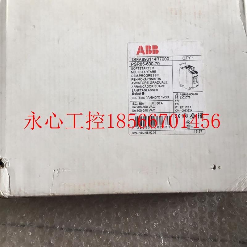 议价**全新原装 ABB 1SFA896114R7000 有裂痕 PSR85-600-70实物￥