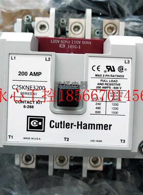 议价Cutler-Hammer C25KNE3200 C825KNE3200 200AMP  110-120VA￥