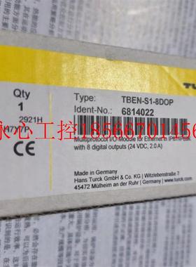 议价TBEN-S1-8DOP图尔克远程模块 6814022现货￥