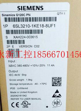 议价6SL3210-1PE13-2UL1 正品G120变频器PM240-2功率模块1.1KW￥