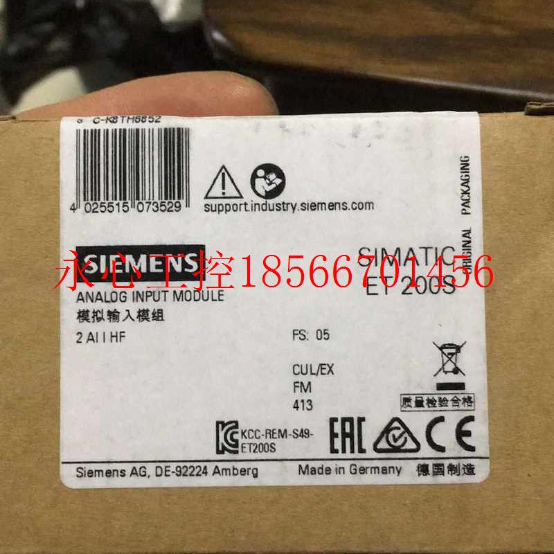 议价SIEMENS6ES7134-4MB02-0AB0模拟输入模组原装全新现货￥