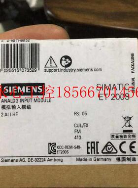 议价SIEMENS6ES7134-4MB02-0AB0模拟输入模组原装全新现货￥