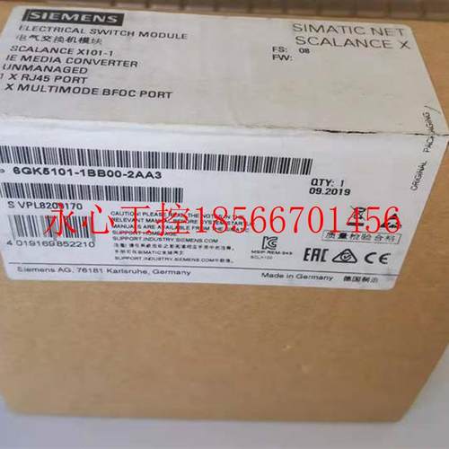 议价6GK5101-1BB00-2AA3X101-1交换机RJ45端口6GK51011BB00￥