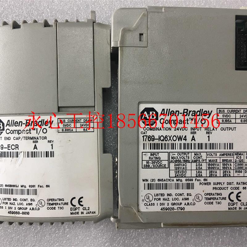 议价AB罗克韦尔1769-1Q6X0W4 1769-ECR 实物图拍摄￥