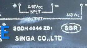 固态继电器SGDH4044ZD1(SGDH6044ZD1,SGDH8044ZD1,SGDH10044ZD1)