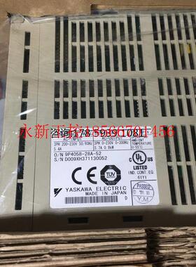 议价全新YASKAWA SGMPH-08A1A21供应询价 750w质保1年.￥