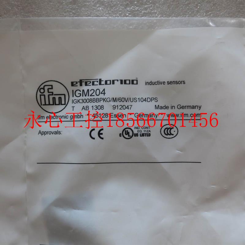议价全新原装IFM易福门 IGM204 IGK3008BBPKG/M/60V/US104DPS ￥