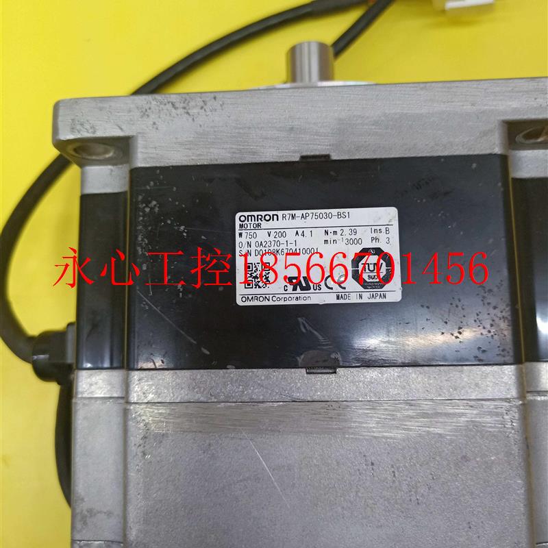 议价欧姆龙电机R7M-AP75030-BS1 拆机成色好保用三个月 ￥