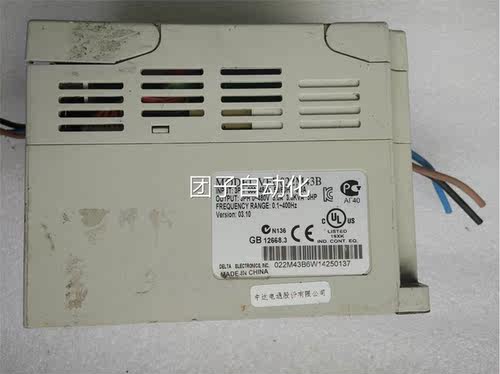 A台达变频器VFD022M43B 2.2KW 460V功能包好 实物图询价