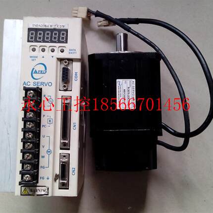 议价原装拆机东元伺服 TSDA-20B加电机 8CB75-2DE7FAS 整套 包￥