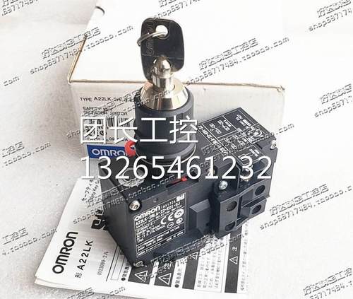 原装欧姆* 电磁锁安全选择开关 A22LK-2RLA-22-K01-SJ 现货带包装