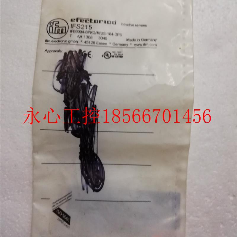 议价全新原装易福门 IFM IFS215 实物拍照 *￥