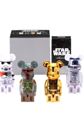日本COSTCO Cleverin Be@rbrick 星球大战6件套