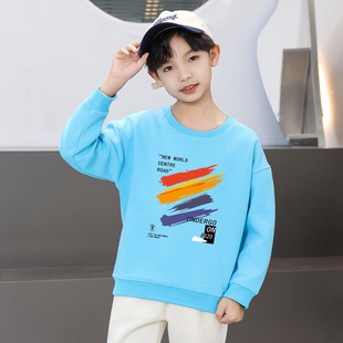 儿童卫衣打底衫2026秋装休闲长袖男童套头衫中大童上衣小学生班服
