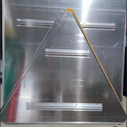 厂家直销交通标识牌毛坯牌三角交通标志牌半成品带滑槽交通铝牌