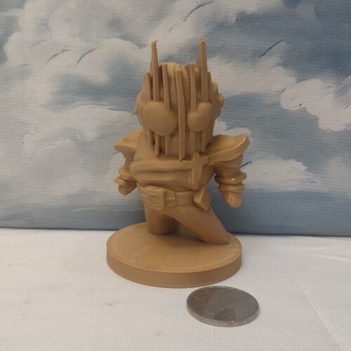 3D打印假面骑士帝骑手办模型未上色白模GK雕像桌面摆件 可DIY涂装