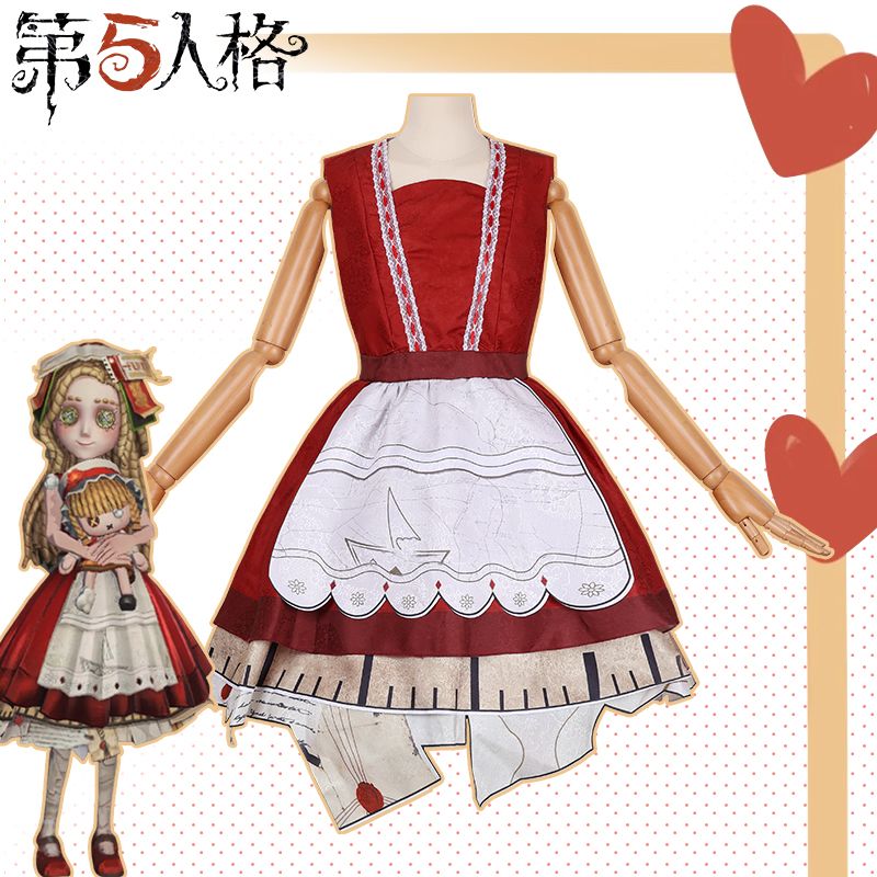 【1663人收藏】第五人格小女孩cos服日常可穿年岁角色时装连衣裙c图片