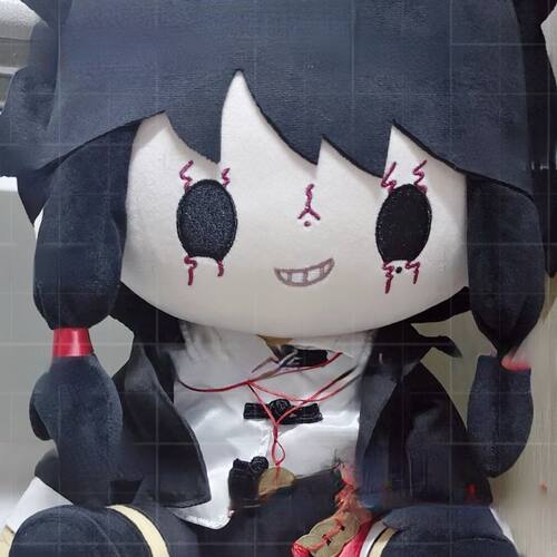 正版原创头七怪谈子车甫昭属性40cm厘米棉花娃娃公仔玩偶同人礼物