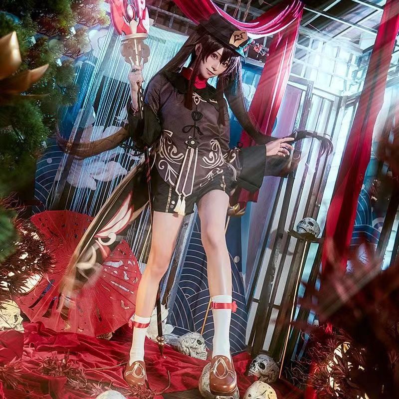 原神堂主胡桃服cosplay游戏动漫服原神璃月胡桃动漫服萝莉COS服装图片