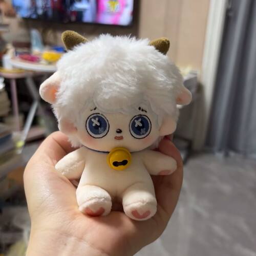 【1652人收藏】《守护》喜羊羊与灰太狼属性10cm布拉喜棉花娃娃公