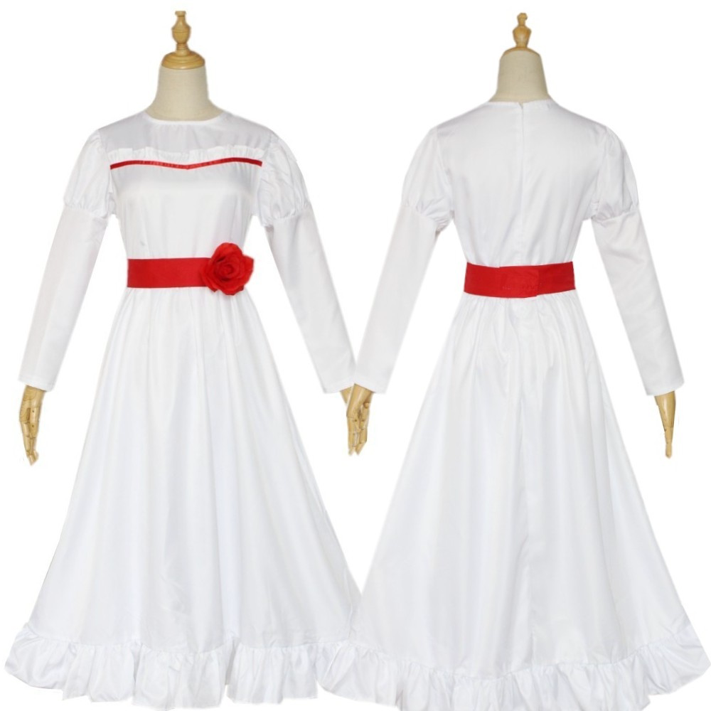 【40%回购率】万圣节恐怖白色连衣裙cosplay服装图片